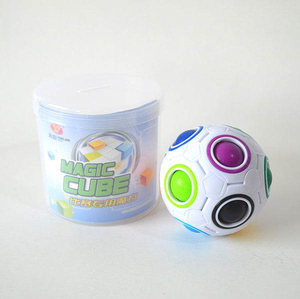 Rainbow Football Puzzle Toy
