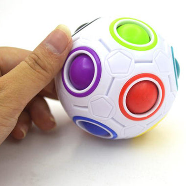 Rainbow Football Puzzle Toy