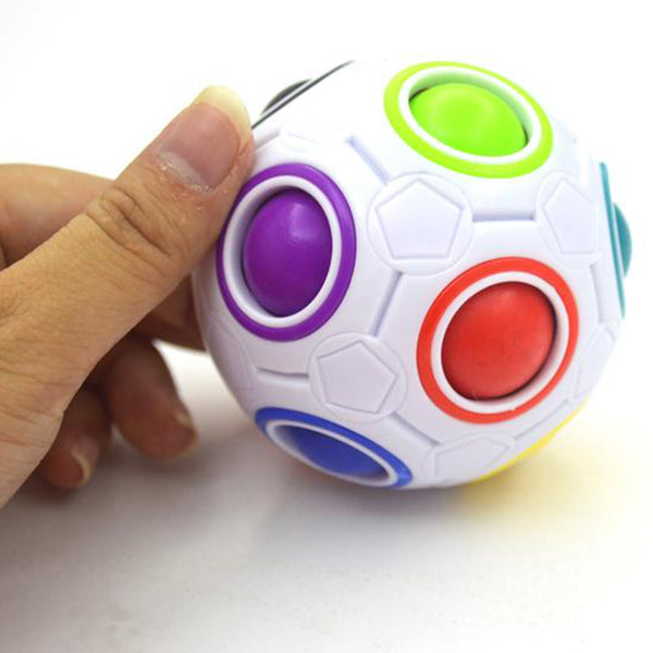 Rainbow Football Puzzle Toy