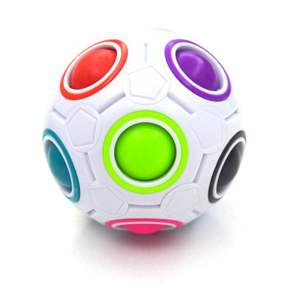 Rainbow Football Puzzle Toy