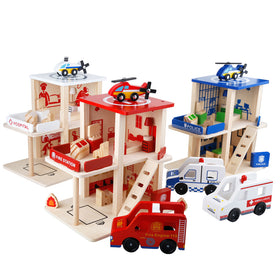 Fire Department Police Station Game Role Play