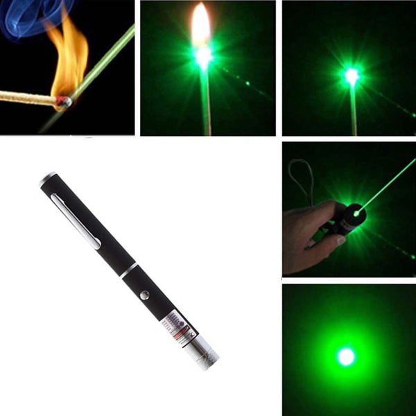 Focus Military Green Laser Pointer Pen